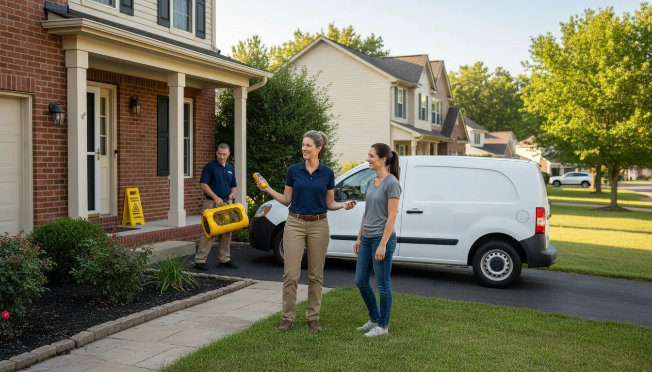 Residential water damage restoration in Gold Canyon, AZ